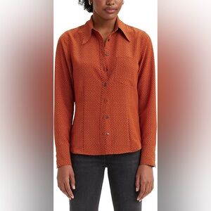 Levi’s Women’s Button-Down Blouse – Size XL